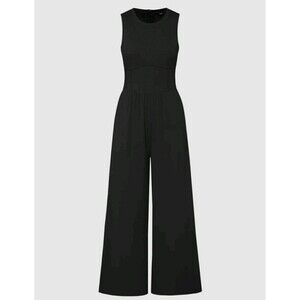 Round Neck Tank Jumpsuit/Romper